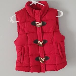 Arizona red puffer vest
